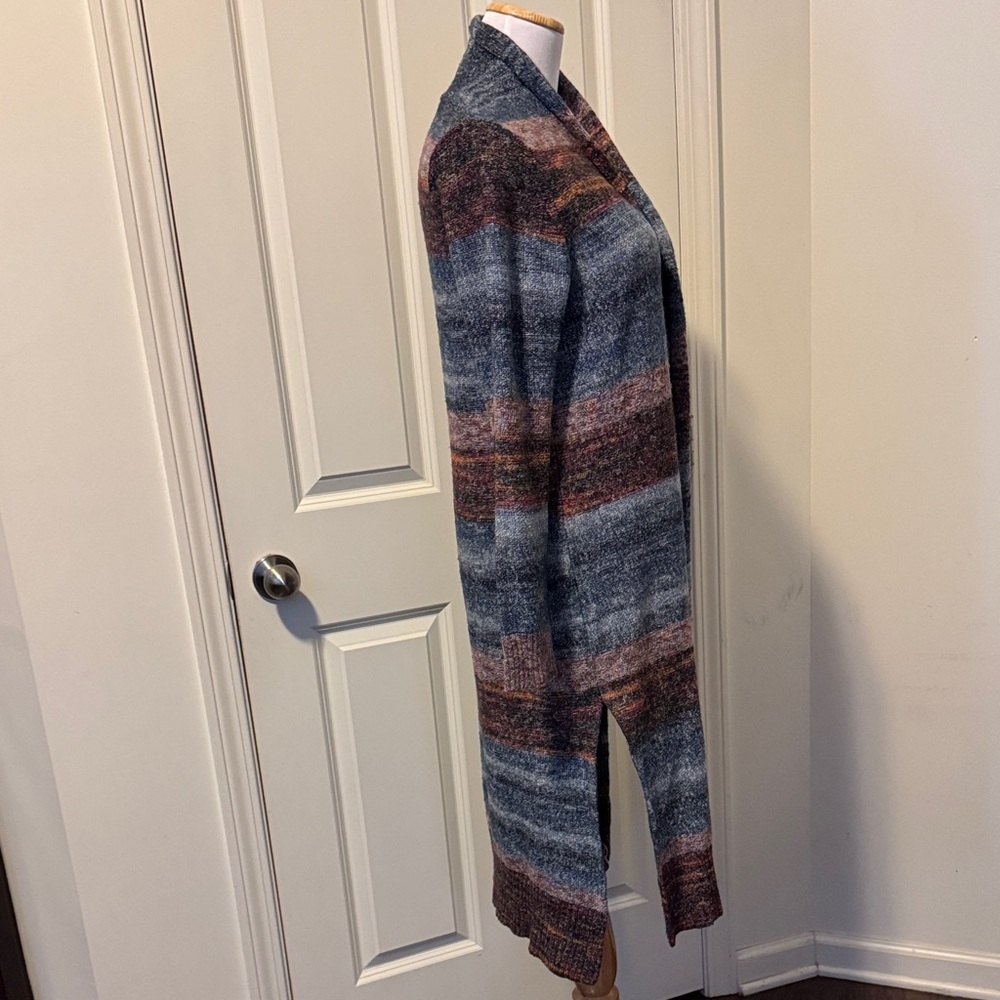 J. Jill Multicolor Long Sleeve Knit Open Front Cardigan - Picture 8 of 14